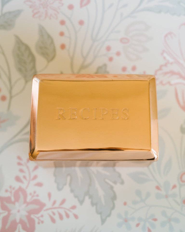 Copper Recipe Box