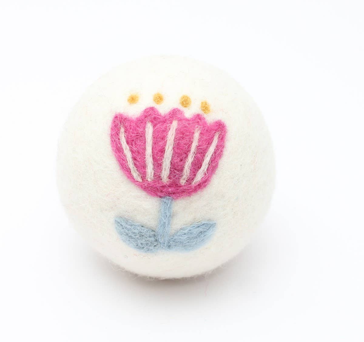 Flowers: Eco Wool Dryer Balls Fair Trade: Tulip