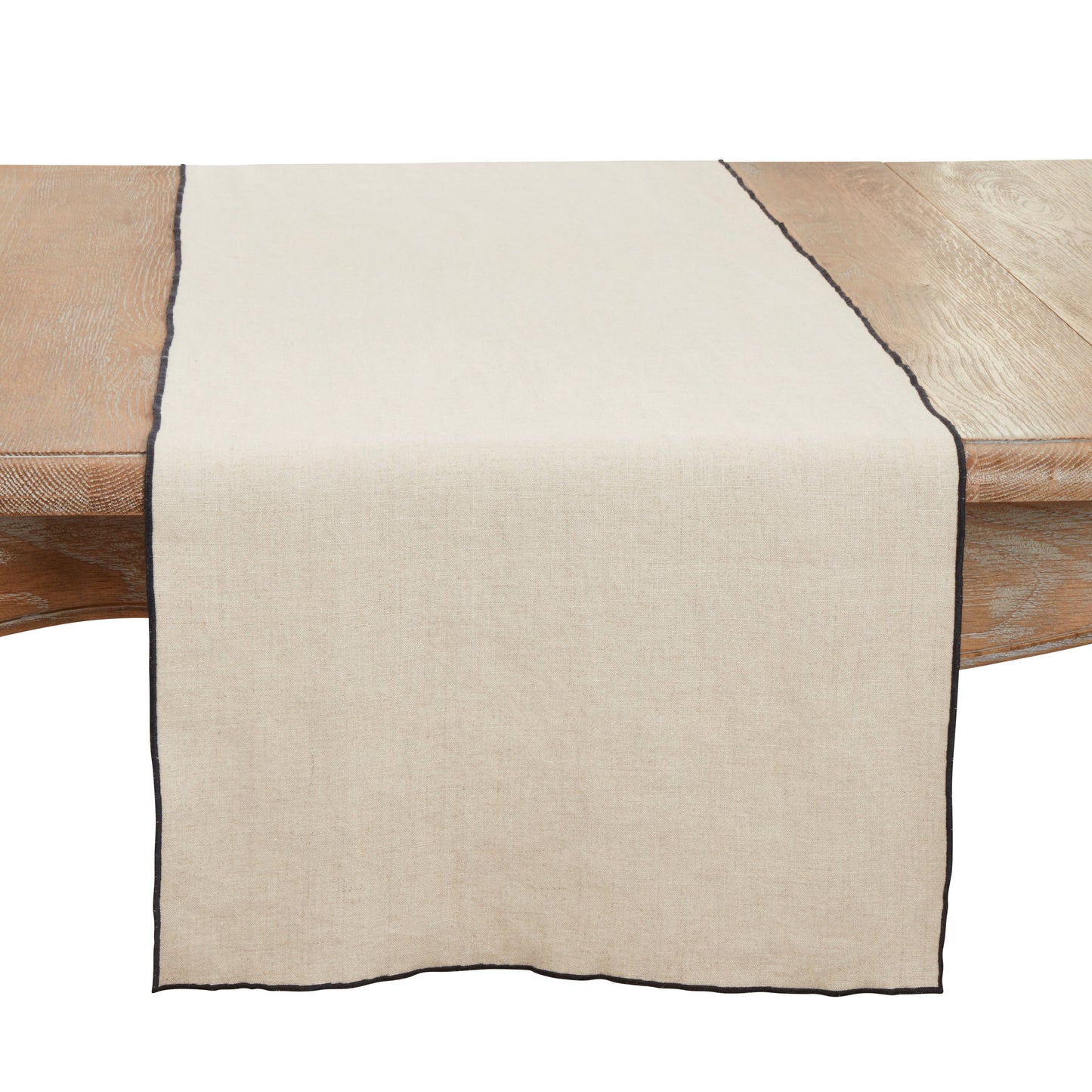 Stonewashed Stitched Edge Table Runner: Red / 16"x72"