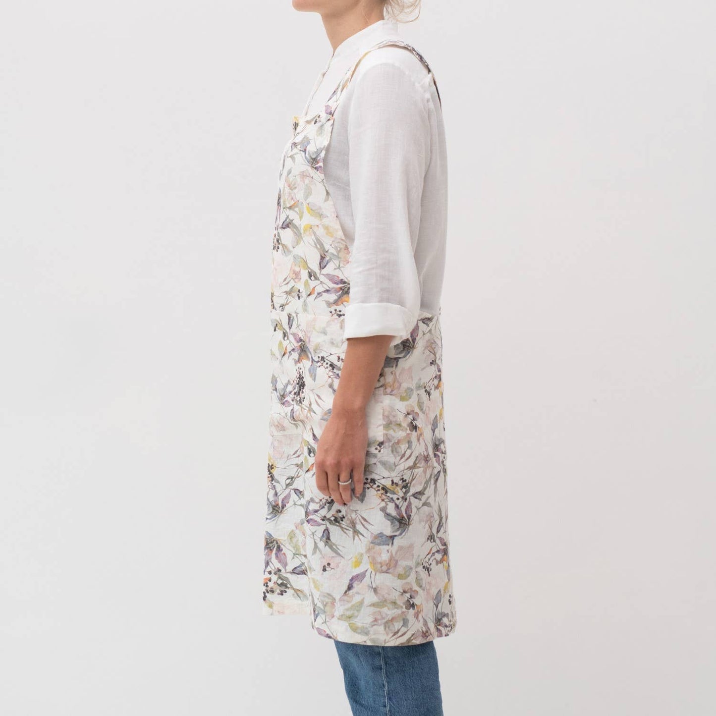 Meadow Linen Japanese Crossback Apron