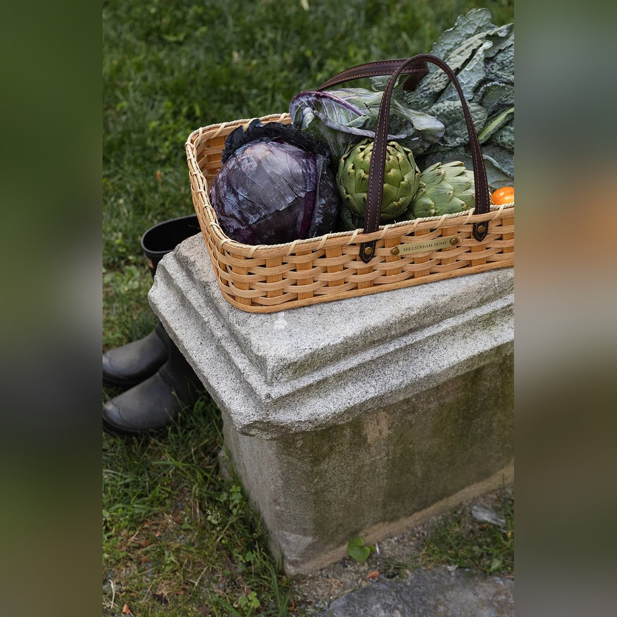 Millstream Home Flower Gathering Basket garden lifestyle