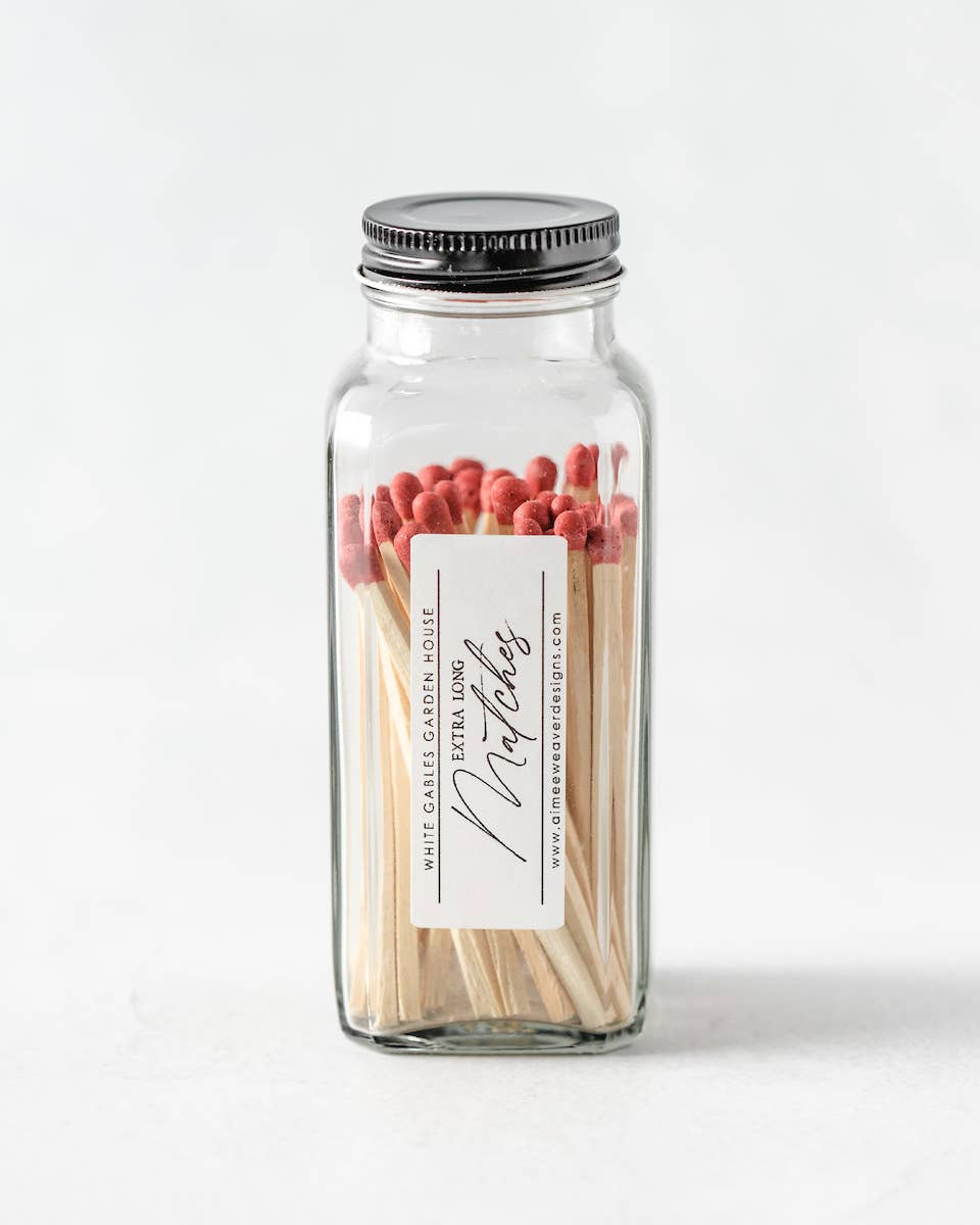 Glass Jar With Matches